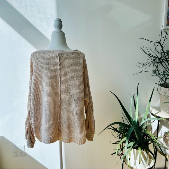 Free People oversize cotton sweater, L-M - Picture 5 of 10